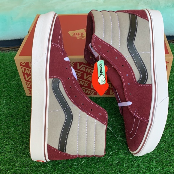 VANS COMFYCUSH SK8-Hi Tri-Tone Prtryldrizzlblk Men - Picture 7 of 17